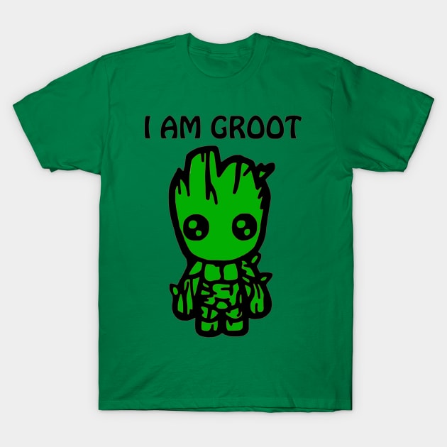 I am Groot T-Shirt by OtakuPapercraft